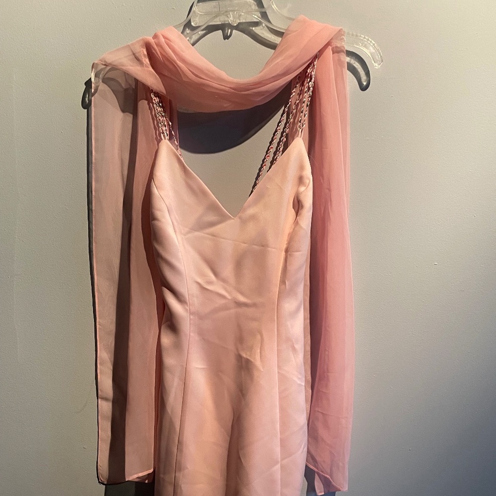 Prom pink gown